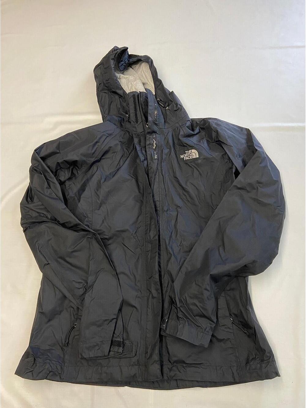 Womens THE NORTH FACE Black DryVent Venture Shell Rain Jacket Sz S